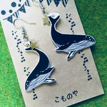 クジラ フックピアス