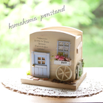 【⠀受注制作】手作りペンスタンド☆水色の扉