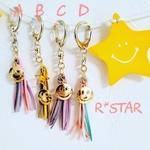 スマイル×タッセルキーホルダー★