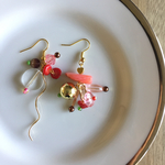 一点物 苺チョコピアス