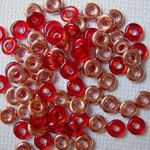 【小分パック】【オービーズ/o-beads】レッドカプリゴールド:直径3.8×1ミリ/2.5ｇ(約70～75ヶ)