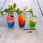 ☆ミニチュア 夏のカラフルドリンク☆