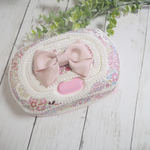 リバティおしりふきケース(パッチワークストーリーズ×ピンク)