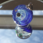 【ミンネの日限定価格】 並行 宇宙 ガラス マーブルネックレス  トリプルオパール