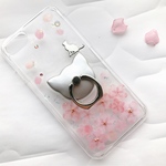  misaxo〇〇様専用♥️ *Spring Dream*~桜咲く iPhoneケース ねこ 押し花風 春 猫 スマホケース