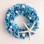 SUMMER SALE ♥1点もの♥ summer starfish wreath ＊ リボンリース   