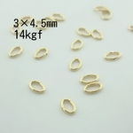 14kgf＊Cカン＊3×4.5mm＊ゴールド＊10個