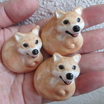 柴犬の箸置き（3個セット）