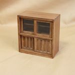 ミニチュア家具(1/12) 箪笥(引き戸２段)