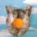 猫帽子　茶まだら