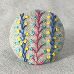 刺繍ブローチ☆ サンプラー