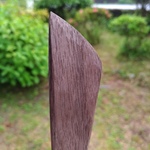 小さなへら　胡桃の木