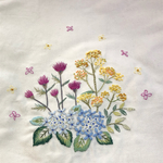 花の手刺繍バック