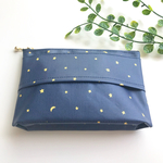 *moon&star*マチ付きポケットティッシュポーチ