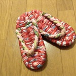 布ぞうり　23cm　ピンク系