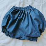 デニムのかぼちゃパンツ
