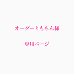 オーダーともちん様専用ページ