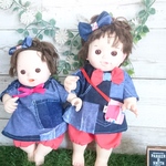 デニムズボン付ワンピ ぽぽちゃん・ちいぽぽちゃん