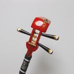 かんざし 「三味線」朱色４７（紗綾）