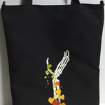 日本刺繍のバッグ【蔦】