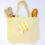 あつやきたまごサンドちゃんしっかりトートバッグ☆Lサイズ