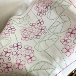 刺し子完成品★あじさいモチーフⅠ
