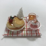 hand made ミニチュアドールハウス ふわっふわパンケーキ③