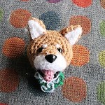 柴犬のブローチ＆ストラップ