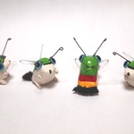 オオスカシバのフィギュア　蛾　蝶