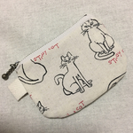 ぺったんこミニポーチ 10 おすまし猫