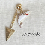 再販 ★ 鮫と銛のピアス