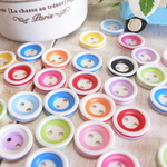 【#33６】３０個　1３mm ボタン 手芸 　カラフル