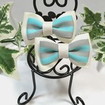 【送料込み】 torte❇ stripe ( emerald green ) キッズ ヘアゴム   