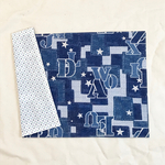 ☆ランチョンマット☆デニム英字柄
