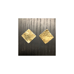 真鍮スクエアピアス