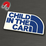 【マグネット】CHILD IN CAR:レインボーデザイン