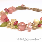 再販＊4༅೫木ノ実の甘い香り೫༅ 天然石 パワーストーン ブレスレット