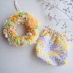 *Mother's day*　ミニリース＆小花のばねポーチ　セット