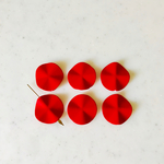 Red Wavy Circle Parts