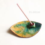七宝焼き お香立て  てんとう虫 葉っぱ  アクセサリートレー 七宝焼