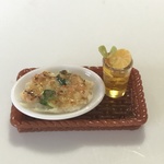 hand made ミニチュアドールハウス  海老マカロニグラタン