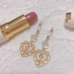 クリアな十字架♡ピアス/イヤリング