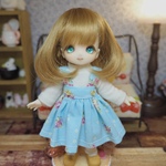 【オビツ11】空色ジャンパースカートＡ