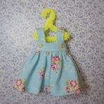 【オビツ11】空色ジャンパースカートB