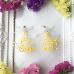 かすみ草花束ピアス/イヤリング