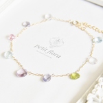 14kgf-紫陽花の花びら　ブレスレット