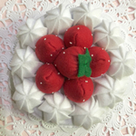 いちごホールケーキ♡フェルトままごと