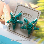 夏アクセ スターフィッシュ ヒトデ  ターコイズ レジン ピアス イヤリング