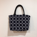 タンバリン ファスナートート L* navy