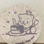 しろくまとホットケーキコースター